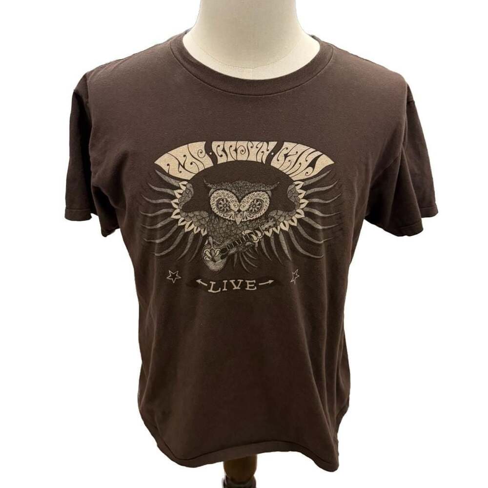 Lucy Justice Goods Zac Brown Band 2012 Tour Owl Graphic T-Shirt